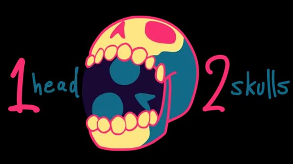 Logo: 1 head 2 skulls